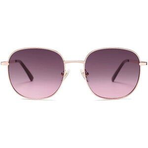Classic Trendy Square Sunglasses for Women Men ,  Rose Gold/Grey&rose
